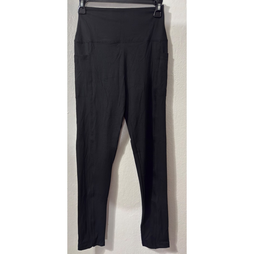 Black Leggings with Pockets Activewear Casual‎ Athleisure Yoga Pants S/M